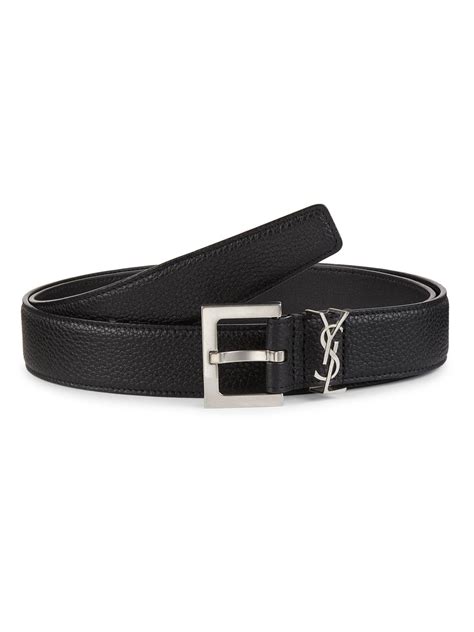 men's ysl belts|YSL monogram belt.